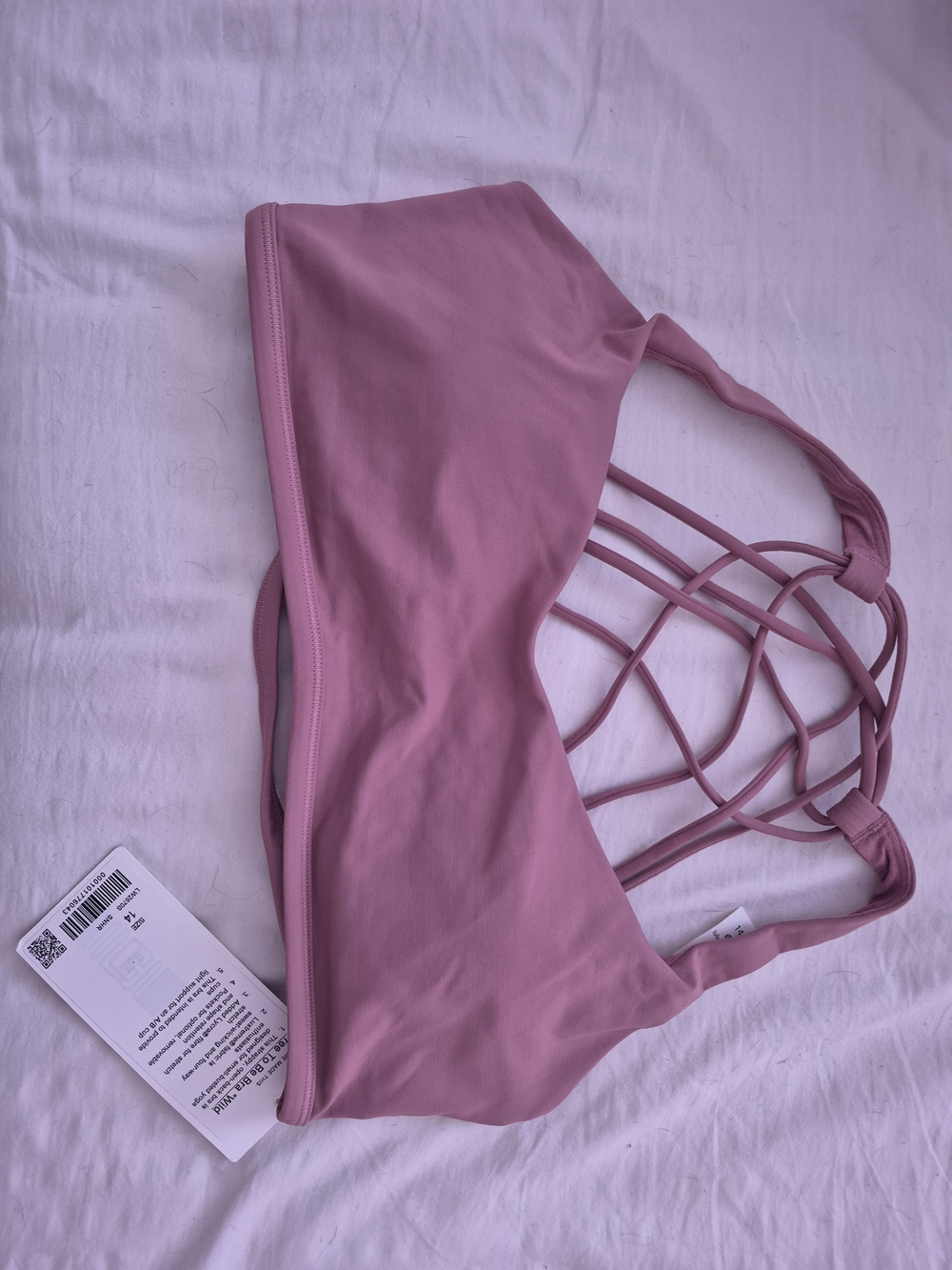 lululemon athletica Pink Strappy Bralette